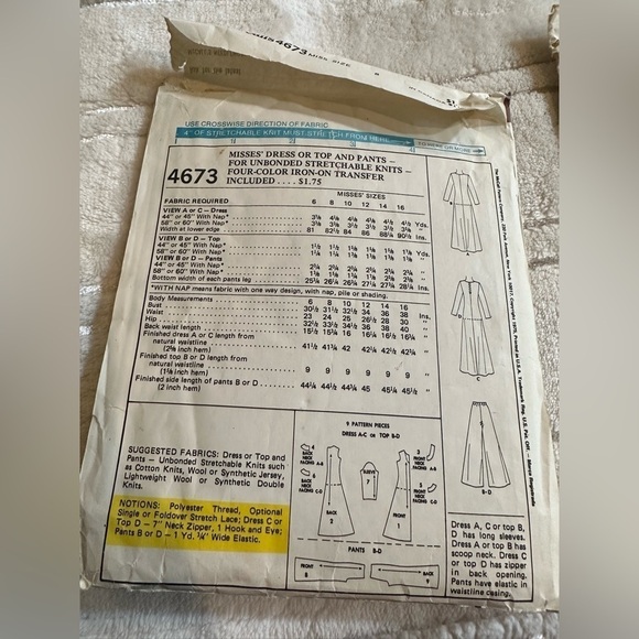 Vintage Butterick and McCall’s patterns - dresses and blouses - size 8 - Picture 5 of 9